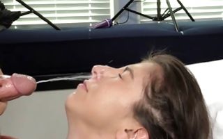 Insane deep sex with naughty brunette ex-girlfriend Stacy