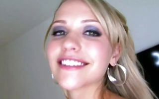 Fantastic blonde girlfriend Madison Swan has painful sex