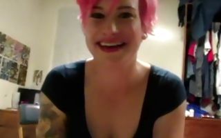 Naughty Ex-GF Dina making amazing deep blowjob